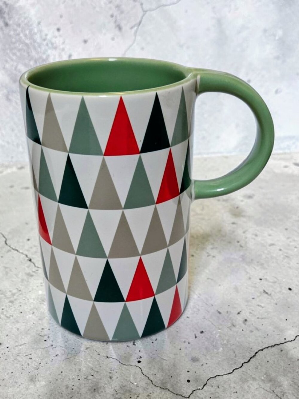 Starbucks One-Sided Symmetrical Trees 12oz Ceramic Mug 2017